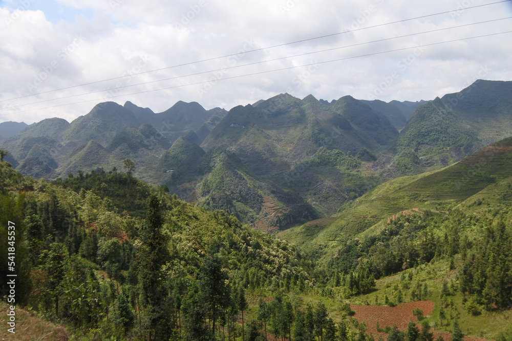 Amazing mountains landscape around Ha Giang province in North Vietnam. Amazing mountains landscape around Ha Giang province in North Vietnam.