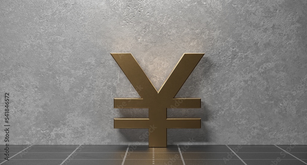 Fototapeta premium Japanese Yen Currency Money Inflation Recession Stock Market Exchange Economy 