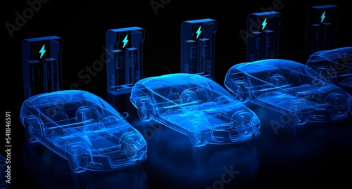 Solid State Battery EV Electric Vehicle Energy Technology Lidar	
 photo