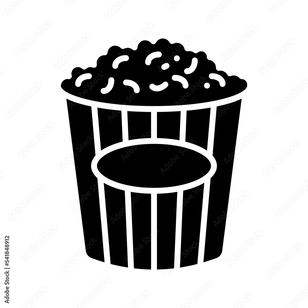Pop corn icon. sign for mobile concept and web design. vector illustration Pop corn icon. sign for mobile concept and web design. vector illustration