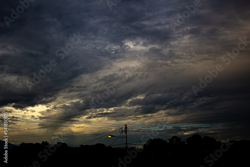 time lapse of clouds over the city apocalypse