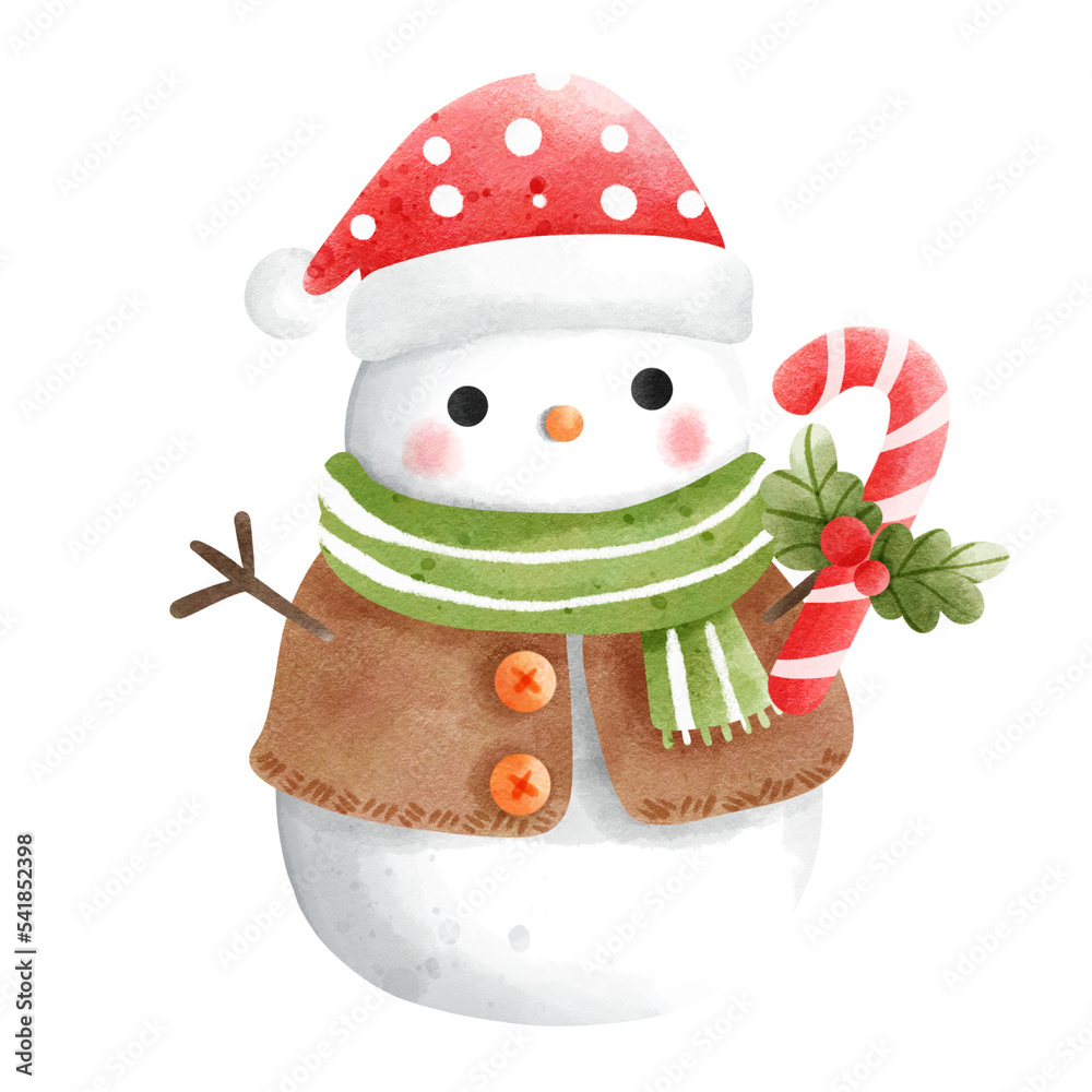 Fototapeta premium chrsitmas snowman