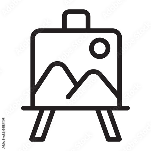 canvas line icon