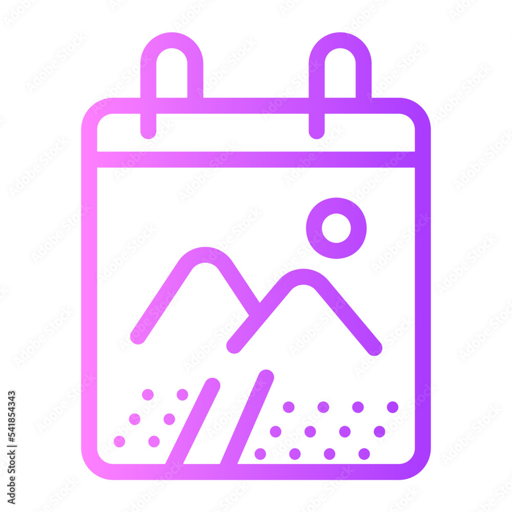 sketchbook gradient icon Stock Vector Adobe Stock
