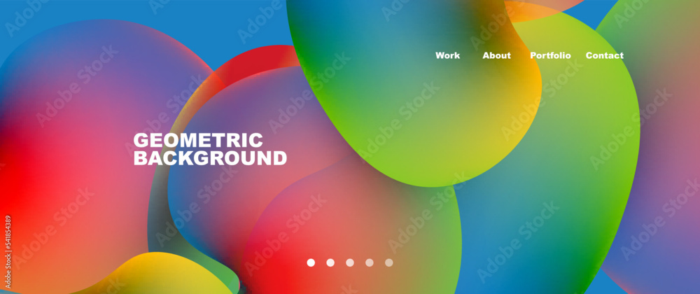Fluid shapes vector abstract background Fluid shapes vector abstract background