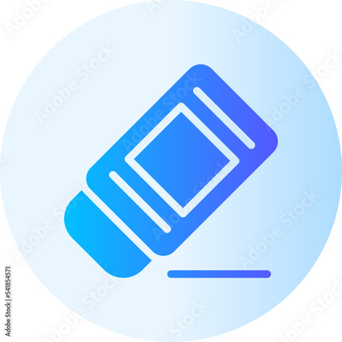 eraser gradient icon