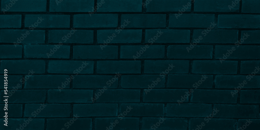 Blue brick wall texture background style vintage brown brick wall