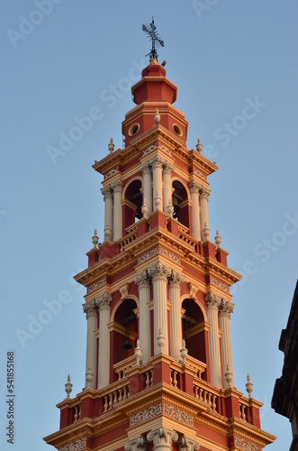 Photography Salta, Argentina: Basílica San Francisco de la ciudad de Salta en el atardecer