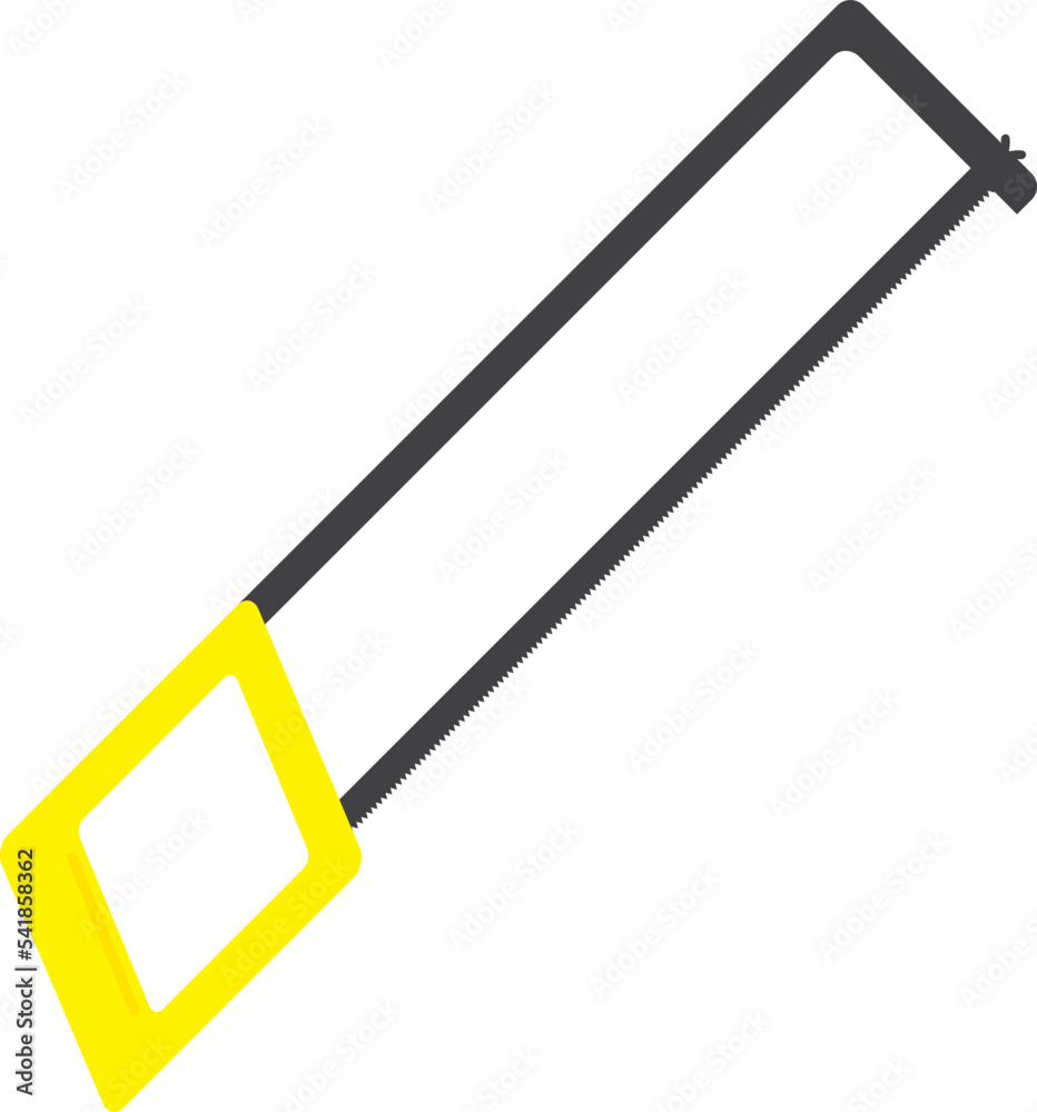 Obraz premium Hacksaw vector cartoon illustration with eps.10
