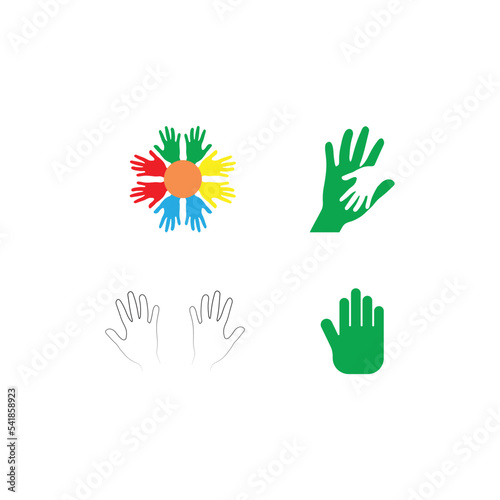 open hand logo vektor