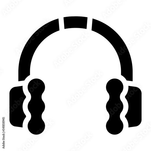 Earmuff glyph icon