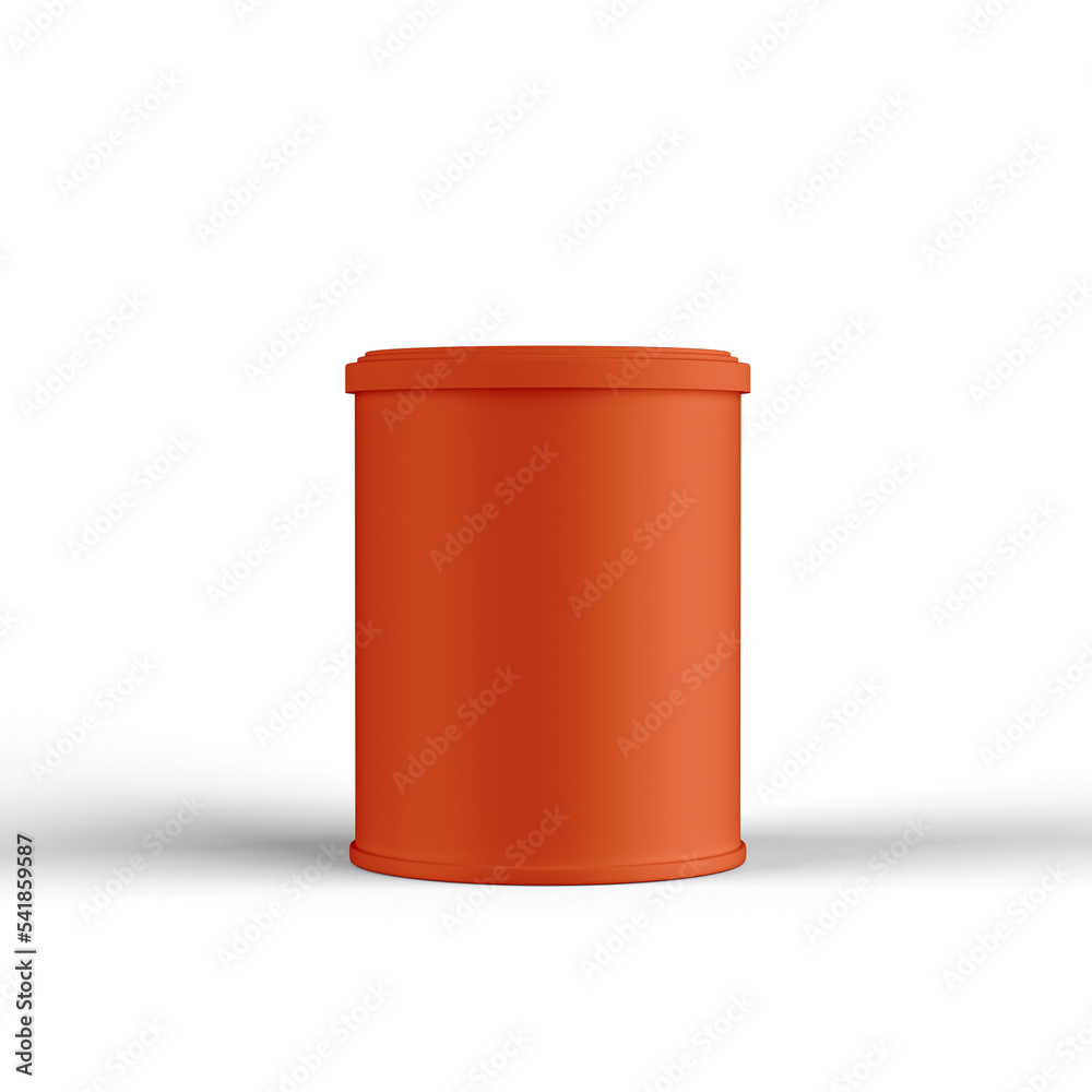 Milk Powder Plastic Jar 3D Rendering Milk Powder Plastic Jar 3D Rendering