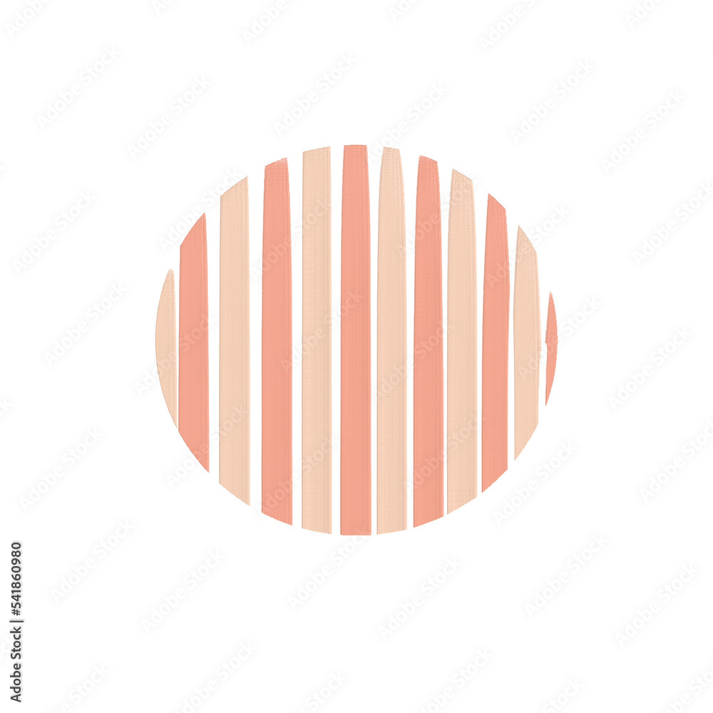 circle line_pink tone Stock Illustration | Adobe Stock