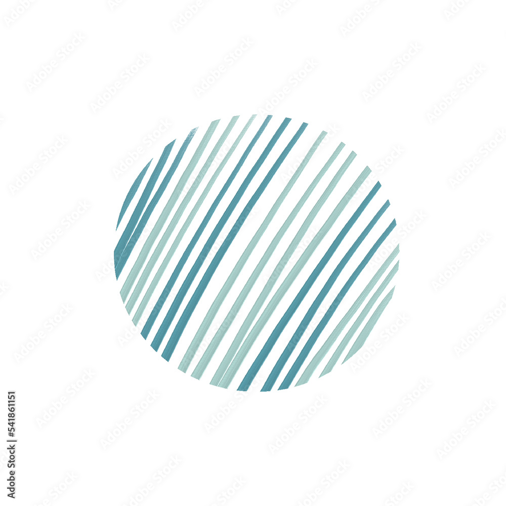 circle pattern line_blue shade