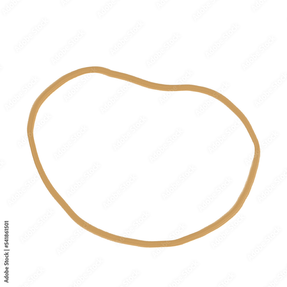 Obraz premium element oil paint shape_circle handwriting gold