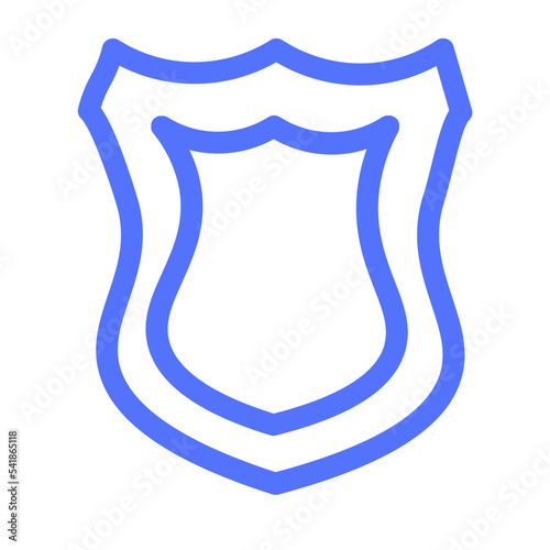 police badge police badge badge line icon