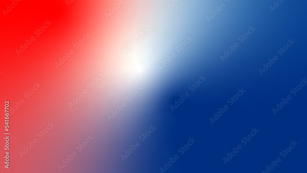 abstract red white blue tricolor flag gradient background