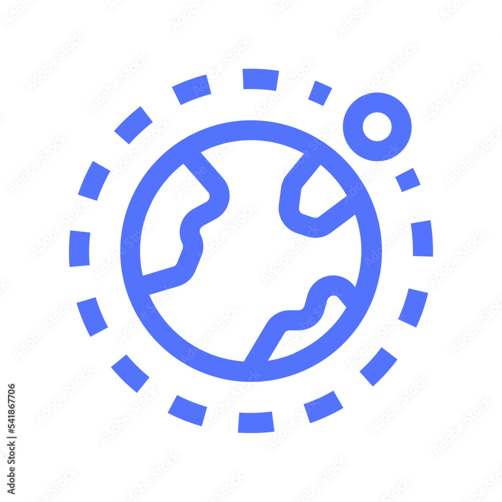 space orbit earth astronomy galaxy line icon space orbit earth astronomy galaxy line icon