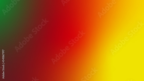 abstract green yellow red flag tricolor gradient background