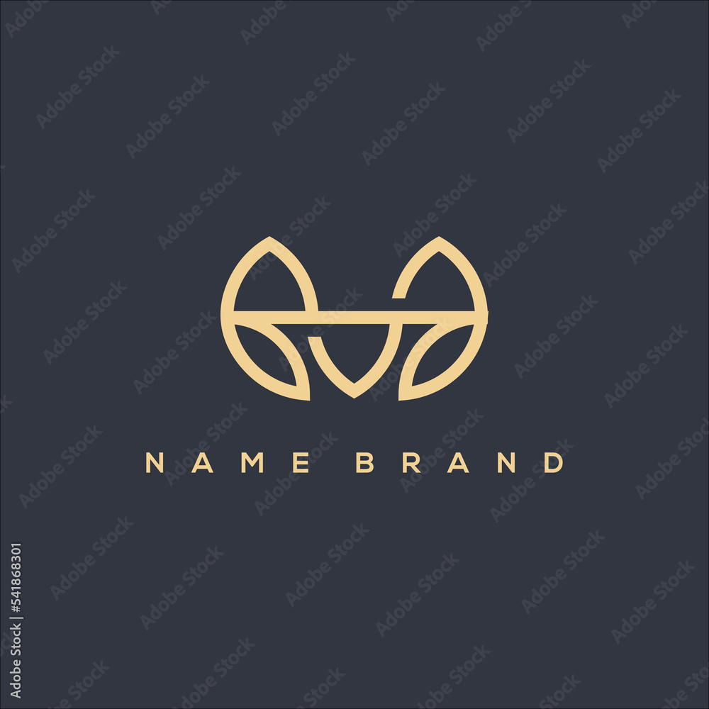 Modern abstract letter M logo design. Minimal M initial based icon ...