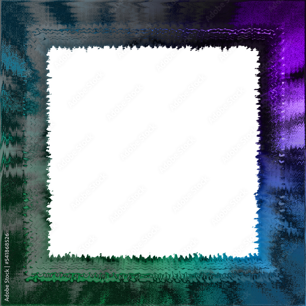 Obraz premium Abstract transparent gradient grunge texture border element.