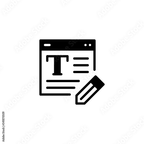 online blogging icon