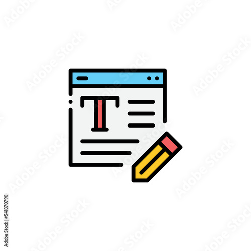 online blogging icon
