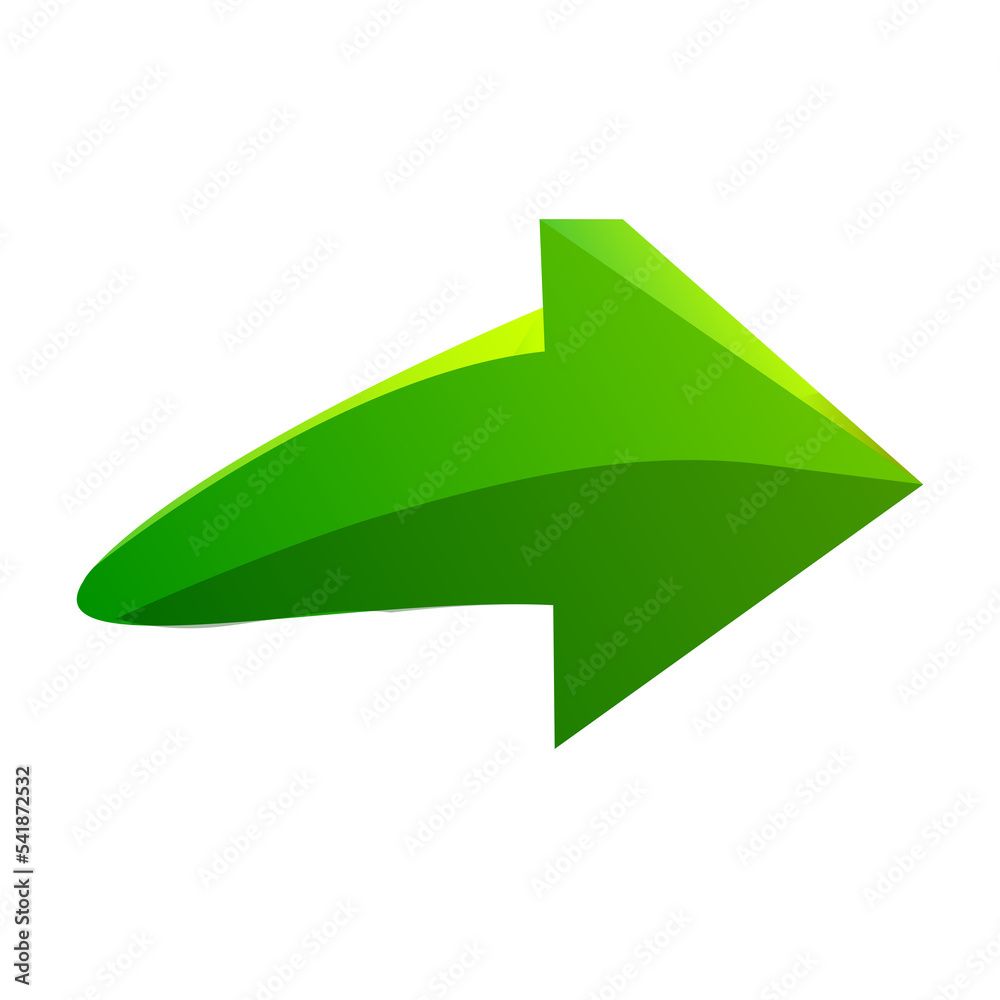 Green 3D Arrow Green 3D Arrow