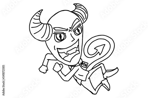Halloween Character - Red Satan
