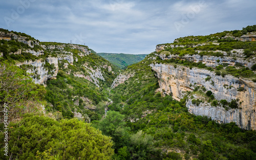 View on the Cesse river canyon near the medieval village of Minerve in the South of France (Herault) © Pernelle Voyage