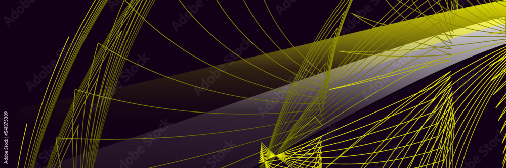 Abstract black and yellow background with lines Stock Vector | Adobe Stock