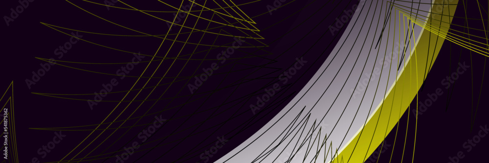 Abstract black and yellow background with lines Stock Vector | Adobe Stock