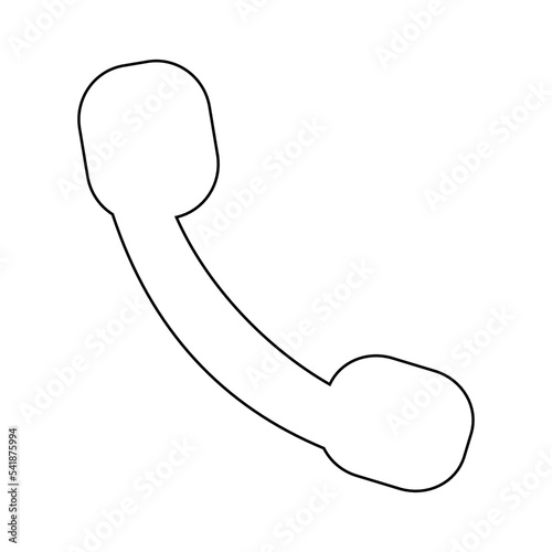 phone icon on white background