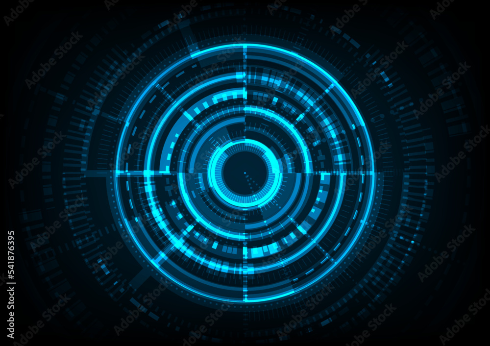 Abstract futuristic circuit board, Illustration computer digital high technology concept, Vector background. circle electric science design. Abstract futuristic circuit board, Illustration computer digital high technology concept, Vector background. circle electric science design.