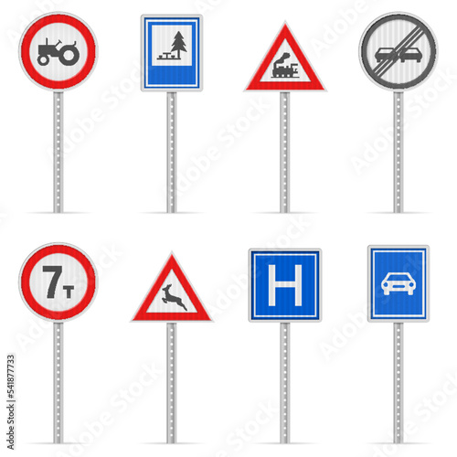 Road sign set