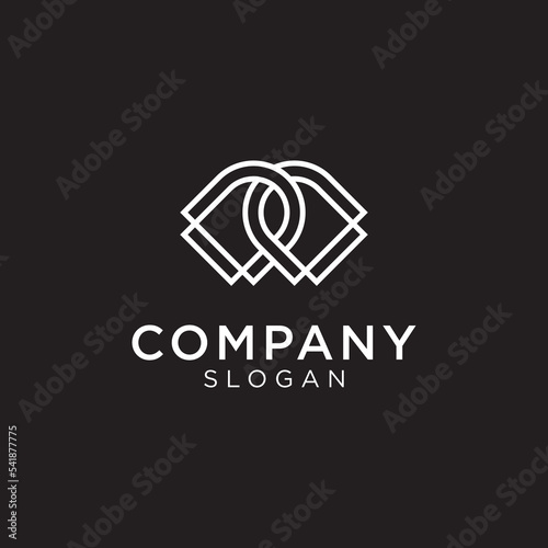 The 2 letter logo d is linked to each other. And at the same time, the letters C and W are also seen depending on their interests