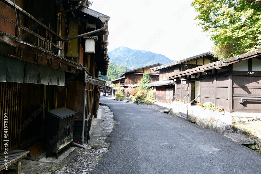 【長野】妻籠宿の町並み