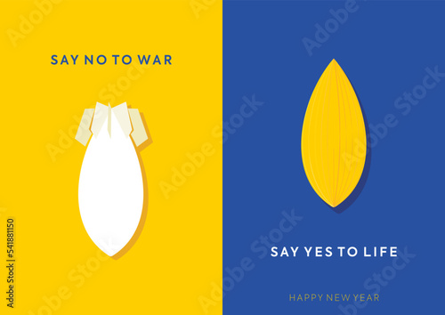 Say No to war and Say Yes to Life.
A creative poster on Ukraine and Russia war. 
