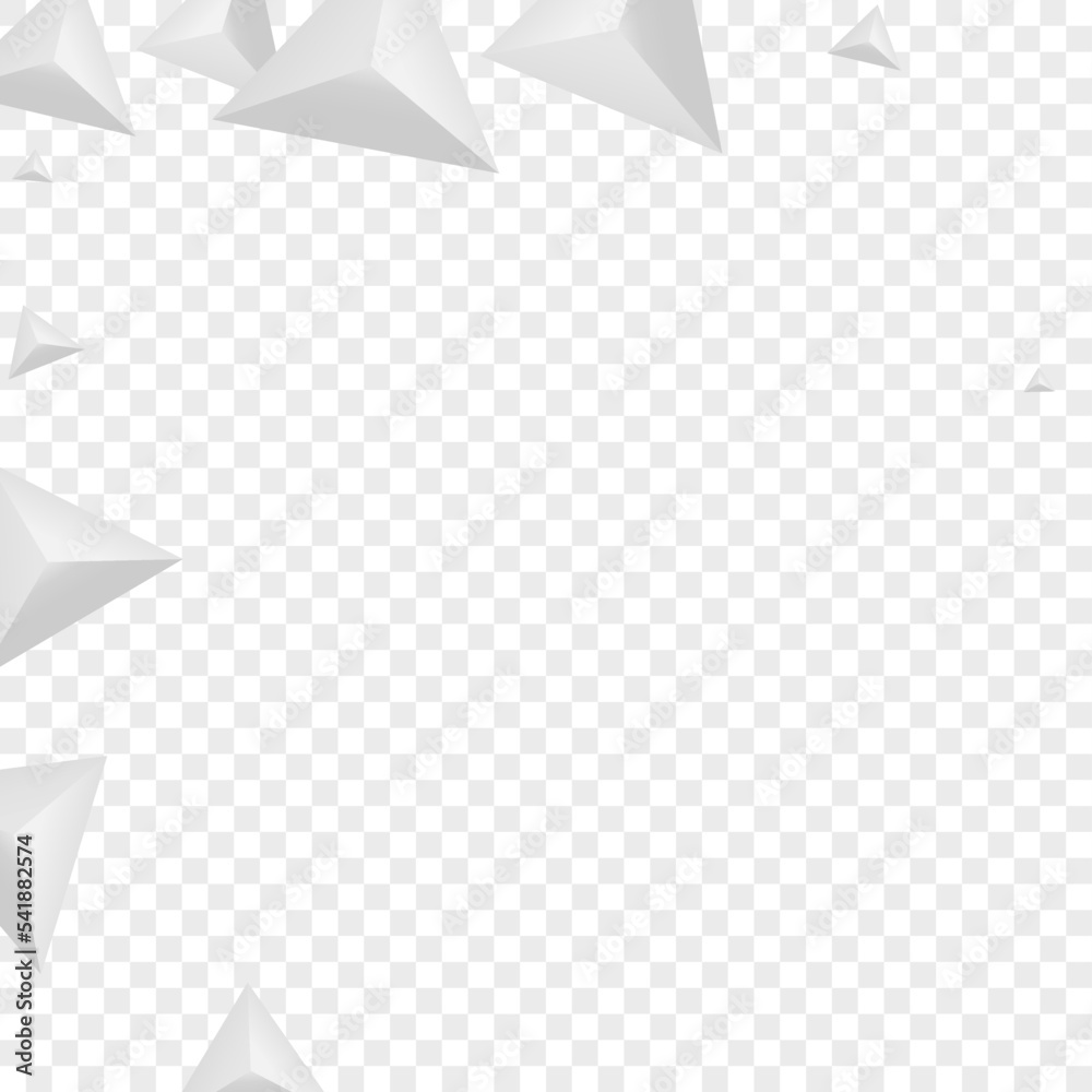 Grizzly Pyramid Background Transparent Vector. Shard Clean Texture ...