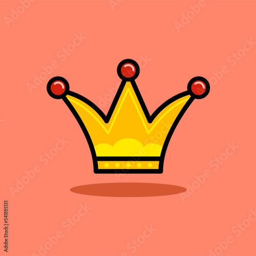 Cute gold crown. King crown