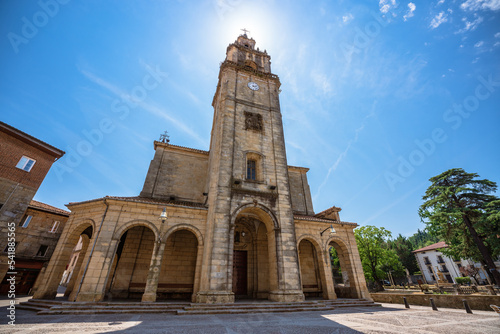 Santa Ana Catholic church in Durango, Spain built in 15th century