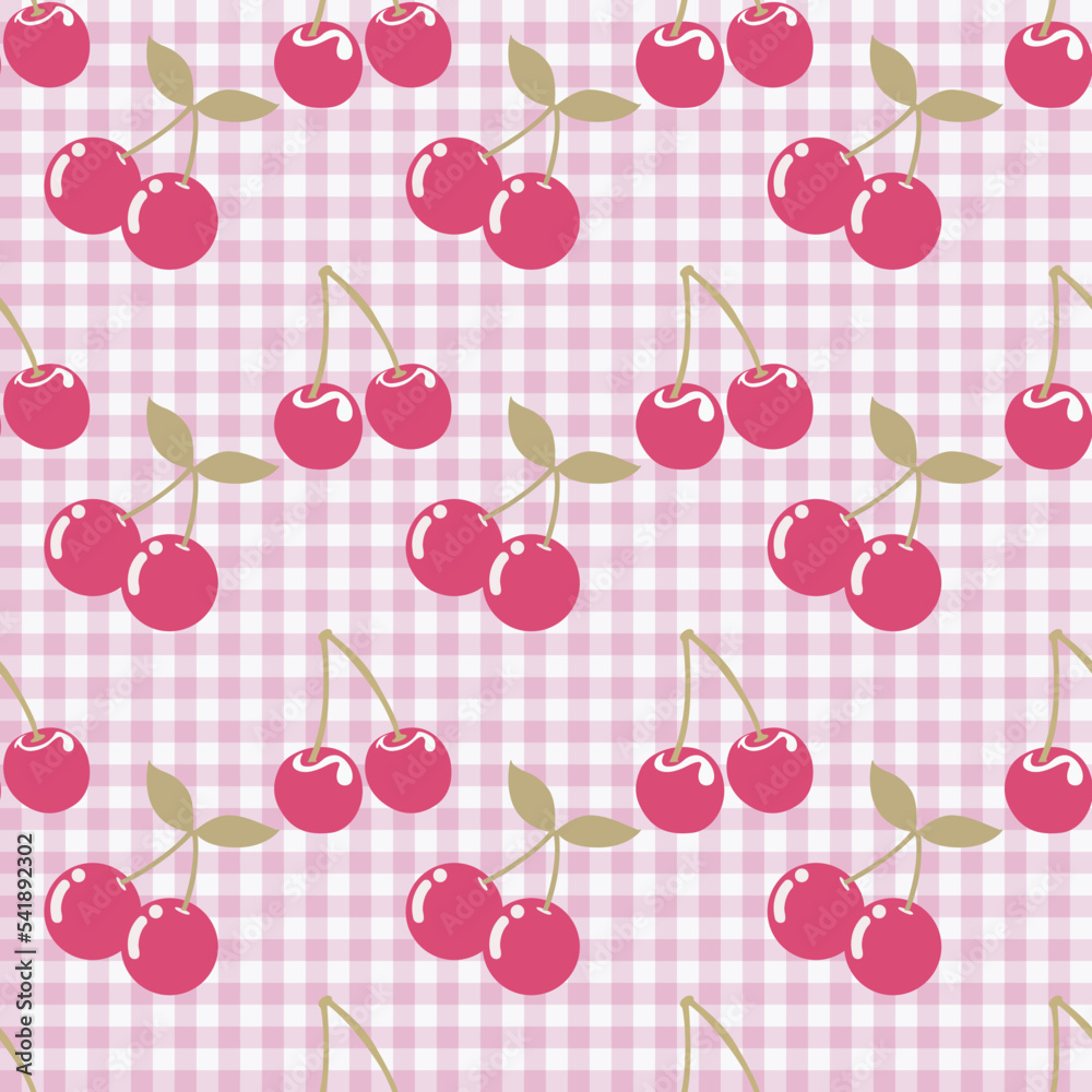 CHERRY FRUIT SEAMLESS PATTERN FOR CLOTHS AND TEXTILE AND CAN BE USE IN ANY KIDS WEAR FIELDS VECTOR CHERRY FRUIT SEAMLESS PATTERN FOR CLOTHS AND TEXTILE AND CAN BE USE IN ANY KIDS WEAR FIELDS VECTOR