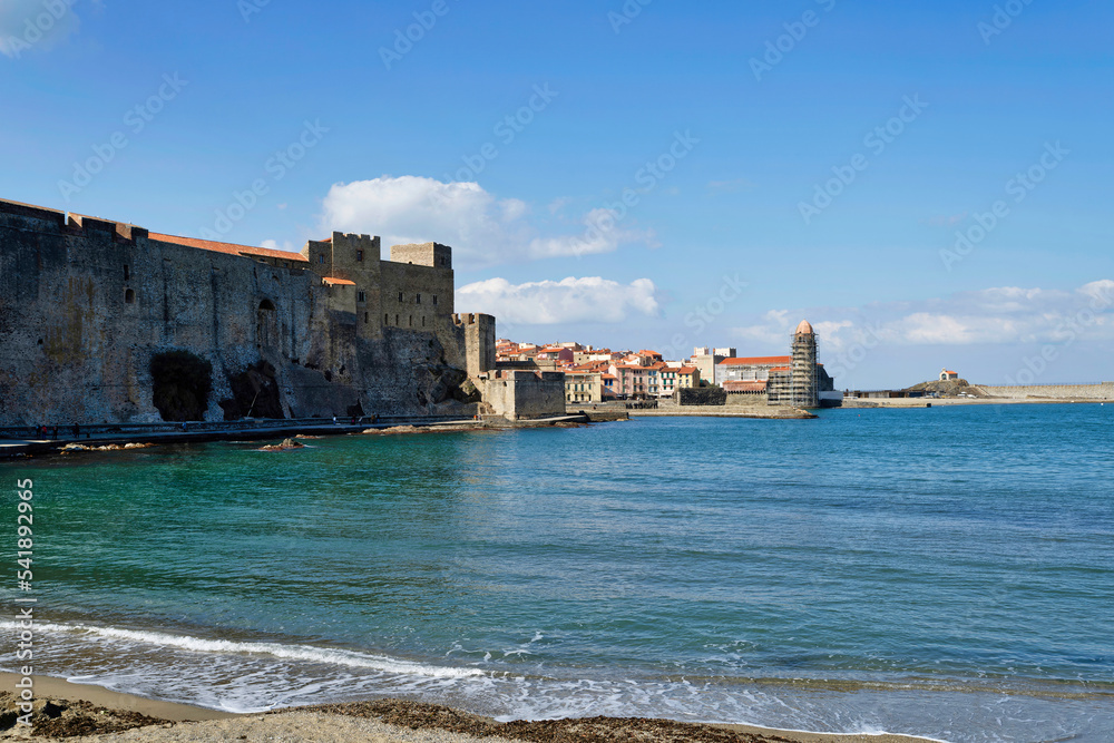 The charming little port of Collioure on the Vermeil coast, in Occitania