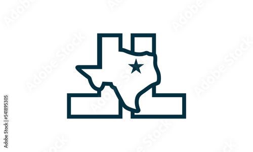 Wallpaper Mural double L texas logo Torontodigital.ca