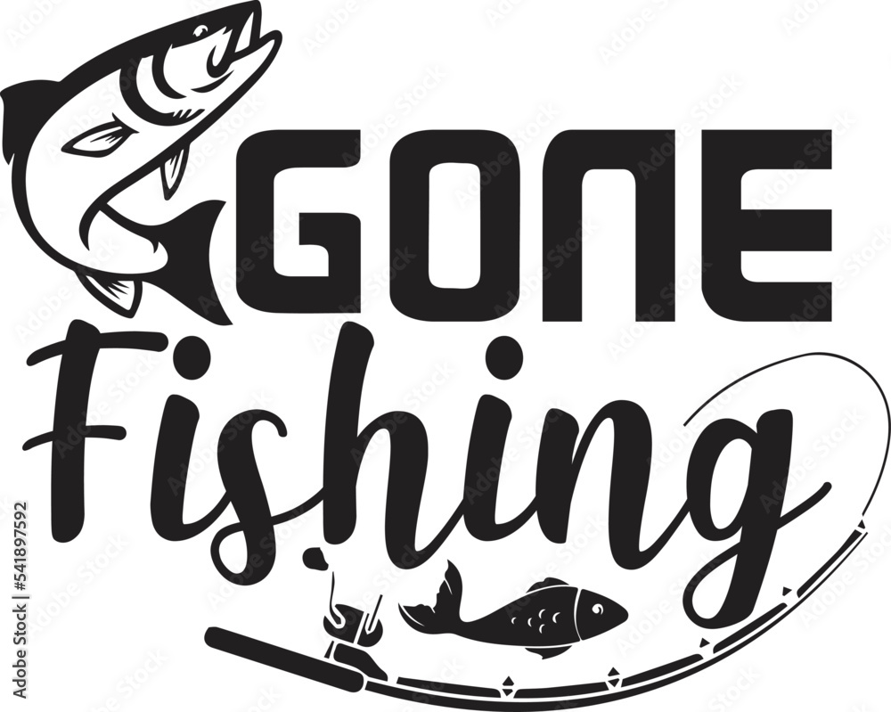 Fishing SVG Design