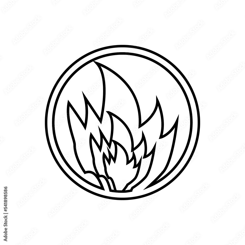 circle of fire icon