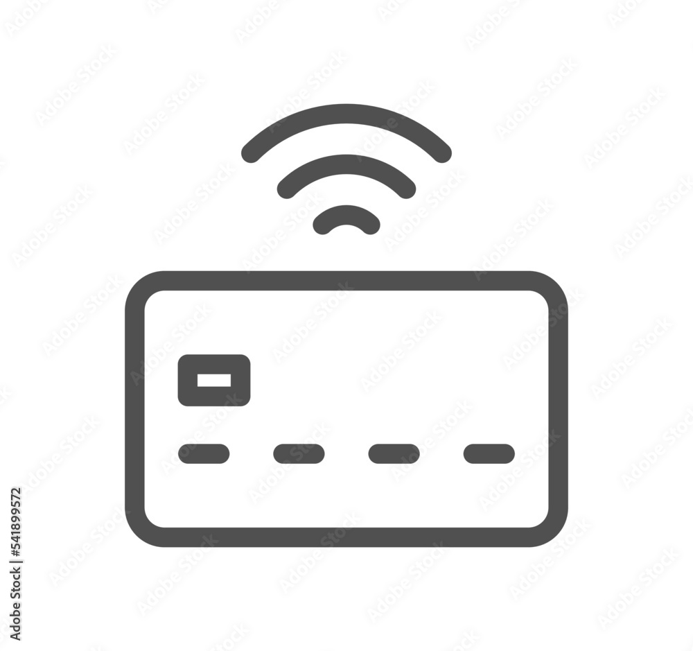 Credit card and banking icon outline and linear vector. Credit card and banking icon outline and linear vector.