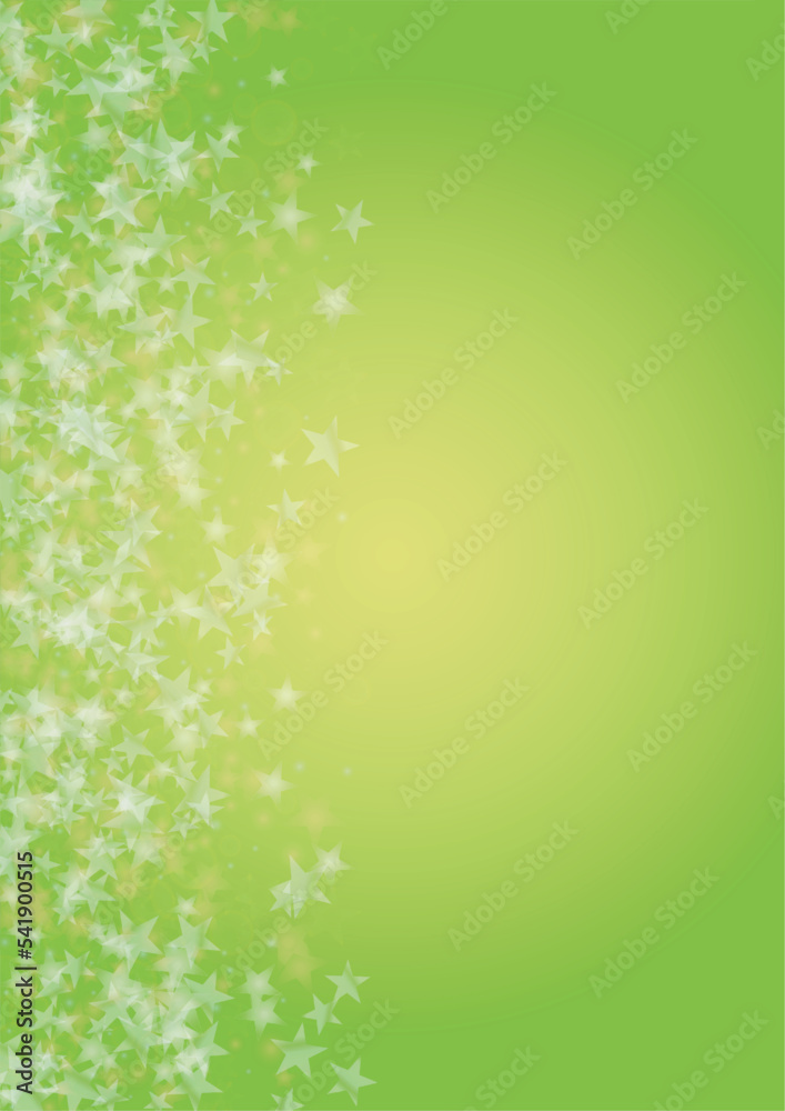 Vector Silver White Glowing Star Confetti on Green Gradient Background. Bokeh Texture. Abstract Magic Starry Pattern. Glitter Shiny Particles Explosion. Summer Glowing Poster. Christmass Design. Vector Silver White Glowing Star Confetti on Green Gradient Background. Bokeh Texture. Abstract Magic Starry Pattern. Glitter Shiny Particles Explosion. Summer Glowing Poster. Christmass Design.