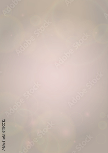 Abstract Vector Pink Background with Silver and White Light Spots. Magic Shiny Pastel Print. Baby Print. Romantic Bokeh Blurred Page Design for St' Valentines Day. Gentle Stardust Pattern.
