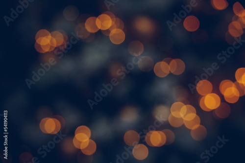 Festive abstract defocused Background with bokeh lights